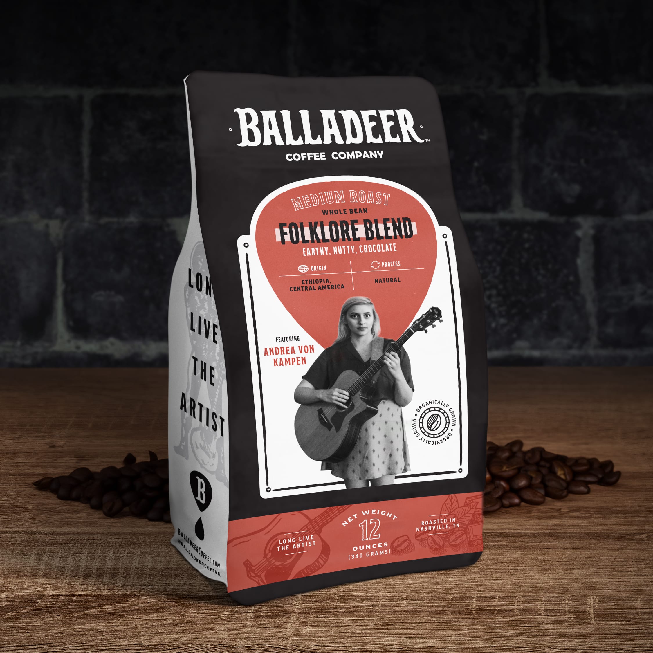 Balladeer Coffee Folklore Blend Package Front
