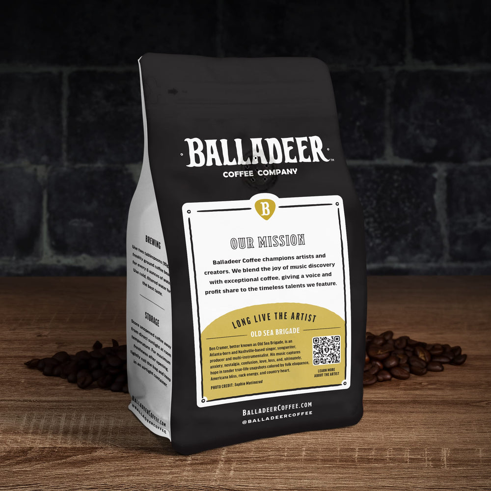 Balladeer Coffee Vagabond Roast Package Back