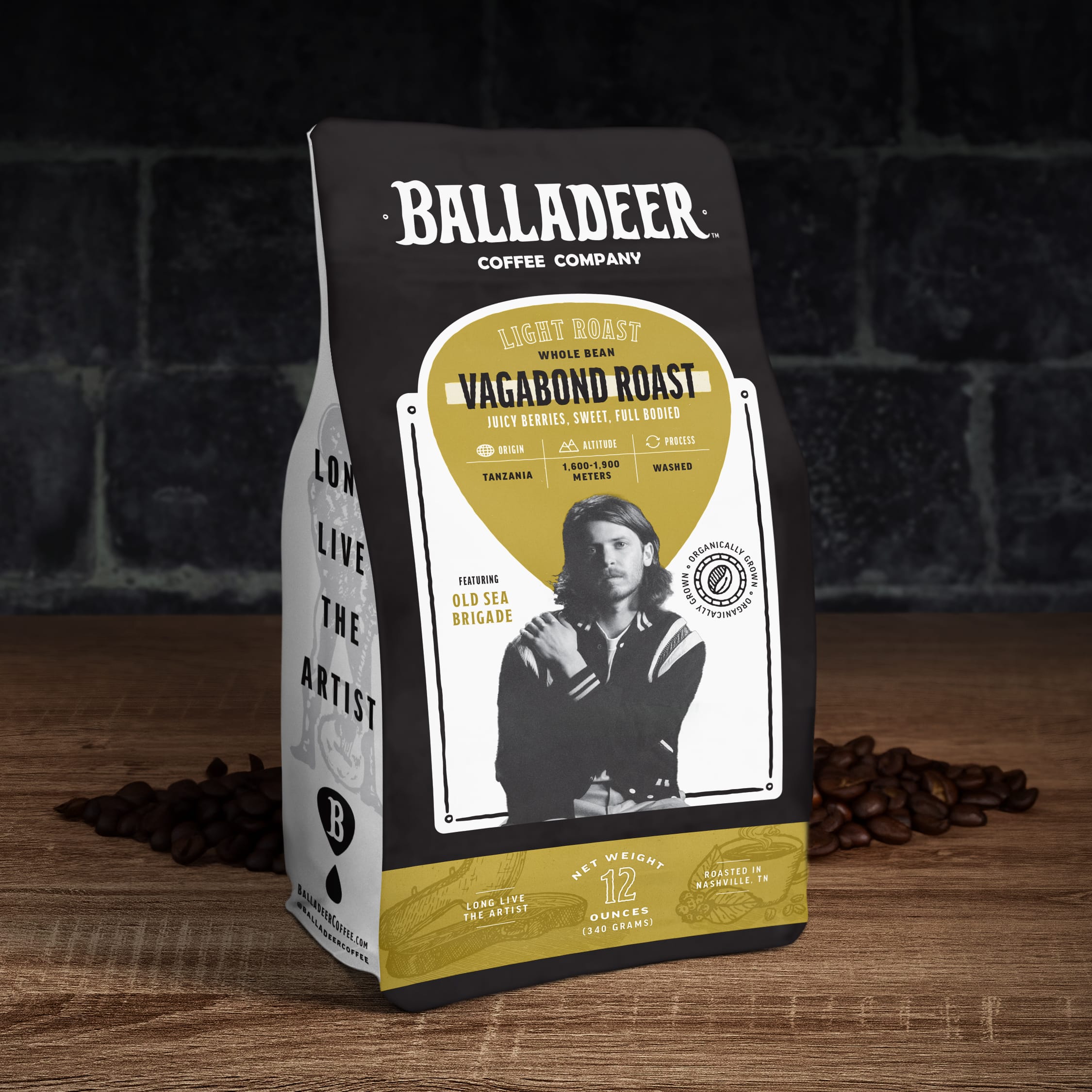 Balladeer Coffee Vagabond Roast Package Front